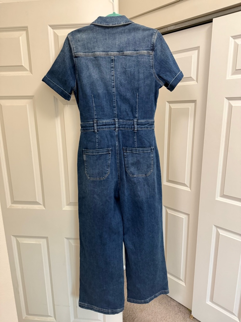 Paige Jeans Carly Denim Jumpsuit size 8 Medium - Picture 7 of 10
